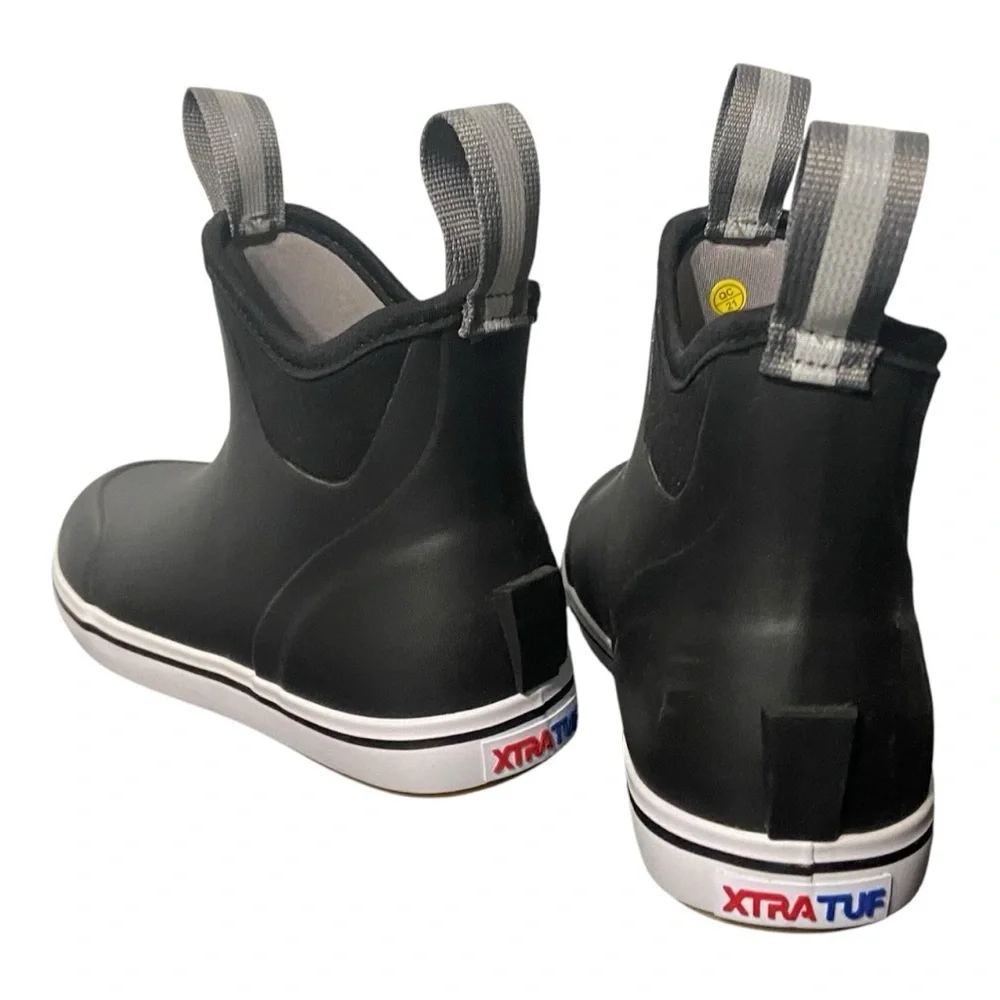 XTRATUF Women’s Ankle Deck Boots – Black – Size 5 US – New Without Tags - Picture 3 of 4